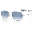 Kép 1/5 - RAY-BAN RB3735 Bain bridge 003/3F - Ezüst NAPSZEMÜVEG
