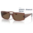 Kép 1/5 - RAY BAN RB4395 KILIANE 667873 - Áttetsző barna NAPSZEMÜVEG
