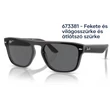Kép 1/5 - RAY BAN  RB4407 673381 - Fekete és világosszürke és átlátszó szürke NAPSZEMÜVEG