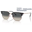 Kép 1/5 - RAY BAN  RB4416 NEW CLUBMASTER 672071 - Sötétszürke rózsaaranyon NAPSZEMÜVEG