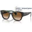 Kép 1/5 - RAY-BAN RB7681S JORGE 140251 - Striped green on green NAPSZEMÜVEG