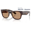 Kép 1/5 - RAY-BAN MEGA WAYFARER RB902/53 - Havana napszemüveg