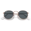 Kép 5/5 - RAY BAN RB3447 ROUND METAL 9202R5 - Rózsaszínű arany NAPSZEMÜVEG