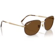 Kép 4/5 - Ray-Ban RB3754 927557 - Matte havana on matte arista gold polarizált napszemüveg
