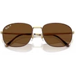 Kép 5/5 - Ray-Ban RB3754 927557 - Matte havana on matte arista gold polarizált napszemüveg
