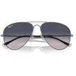 Kép 5/5 - RAY-BAN RB3825 OLD AVIATOR 004/78 - Kékesszürke fém NAPSZEMÜVEG