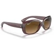 Kép 4/5 - RAY BAN RB4101 JACKIE OHH 6593M2 - Átlátszó sötét barna NAPSZEMÜVEG