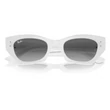 Kép 5/5 - RAY-BAN RB4430 ZENA 675911 - White snow NAPSZEMÜVEG