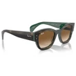Kép 4/5 - RAY-BAN RB7681S JORGE 140251 - Striped green on green NAPSZEMÜVEG