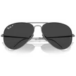 Kép 5/5 - RAY-BAN RB8089 AVIATOR TITANIUM 165/48 - Kékesszürke fém NAPSZEMÜVEG