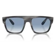 Kép 5/5 - RAY-BAN RB0360S DRIFTER 14043F - Csíkos szürke NAPSZEMÜVEG