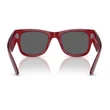Kép 5/5 - RAY-BAN RB0840S MEGA WAYFARER 6679B1 - Áttetsző piros NAPSZEMÜVEG