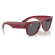 Kép 3/5 - RAY-BAN RB0840S MEGA WAYFARER 6679B1 - Áttetsző piros NAPSZEMÜVEG
