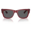 Kép 4/5 - RAY-BAN RB0840S MEGA WAYFARER 6679B1 - Áttetsző piros NAPSZEMÜVEG