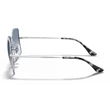 Kép 2/5 - Ray-Ban RB1971 SQUARE 91493F SILVER/clear gradient blue Napszemüveg