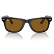 Kép 5/5 - RAY BAN RB2140 WAYFARER 129433 - Fekete átlátszón NAPSZEMÜVEG