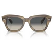 Kép 5/5 - RAY BAN RB2186 STATE STREET 140571 - Csíkos zöld NAPSZEMÜVEG