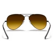 Kép 3/5 - Ray-Ban RB3025 SHINY BLACK  002/4O Aviator Napszemüveg