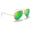 Kép 4/5 - Ray-Ban RB3025 MATTE GOLD 112/19  Aviator Napszemüveg
