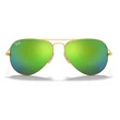 Kép 5/5 - Ray-Ban RB3025 MATTE GOLD 112/19  Aviator Napszemüveg