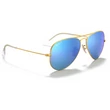 Kép 4/5 - Ray-Ban RB3025 112/4L polarizált kék tükrös lencsés Aviator napszemüveg