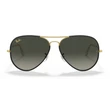 Kép 5/5 - RAY-BAN RB3025JM AVIATOR FULL COLOR 919671 - Fekete aranyon NAPSZEMÜVEG