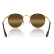 Kép 3/5 - RAY BAN RB3447 ROUND METAL 001/G5 - Arany NAPSZEMÜVEG