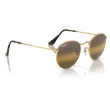 Kép 4/5 - RAY BAN RB3447 ROUND METAL 001/G5 - Arany NAPSZEMÜVEG