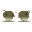 Kép 5/5 - RAY-BAN RB3447 ROUND METAL 9002A6 NAPSZEMÜVEG