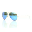 Kép 1/5 - Ray-Ban RB3025 112/4L polarizált kék tükrös lencsés Aviator napszemüveg