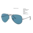 Kép 1/5 - RAY-BAN RB3689 004/S2  AVIATOR METAL II NAPSZEMÜVEG