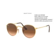 Kép 1/5 - RAY-BAN RB3447 ROUND METAL  9001A5 NAPSZEMÜVEG