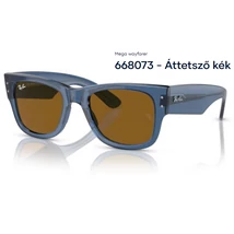 RAY-BAN RB0840S MEGA WAYFARER 668073 - Áttetsző kék NAPSZEMÜVEG