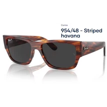 RAY-BAN RB0947S CARLOS 954/48 - Striped havana NAPSZEMÜVEG