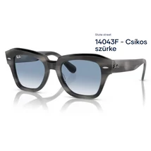 RAY BAN RB2186 STATE STREET 14043F - Csíkos szürke NAPSZEMÜVEG