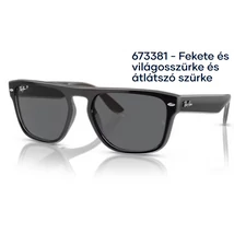 RAY BAN  RB4407 673381 - Fekete és világosszürke és átlátszó szürke NAPSZEMÜVEG