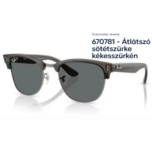 RAY-BAN RBR0504S CLUBMASTER REVERSE 670781 - Átlátszó sötétszürke kékesszürkén napszemüveg