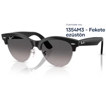 RAY-BAN RB2341 Clubmaster way 1354M3 - Fekete ezüstön napszemüveg RAY-BAN RB2341 Clubmaster way 1354M3 - Fekete ezüstön napszemüveg
