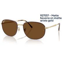 Ray-Ban RB3754 927557 - Matte havana on matte arista gold polarizált napszemüveg