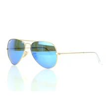 Ray-Ban RB3025 112/4L polarizált kék tükrös lencsés Aviator napszemüveg