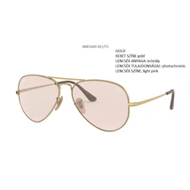RAY-BAN RB3689 AVIATOR METAL II  001/T5 NAPSZEMÜVEG
