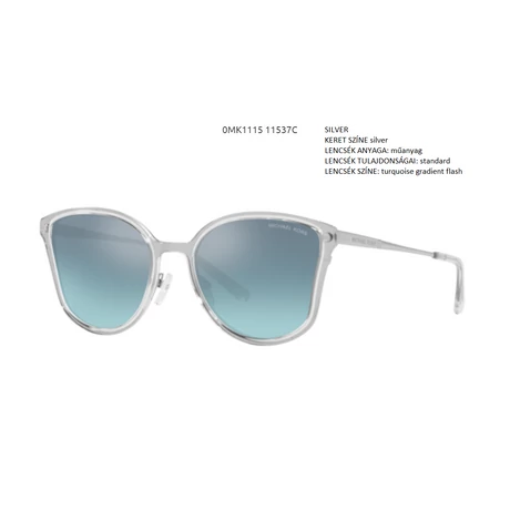 MICHAEL KORS MK1115 TURIN 11537C SILVER NAPSZEMÜVEG