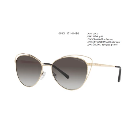 MICHAEL KORS MK1117 RIMINI 10148G LIGHT GOLD NAPSZEMÜVEG