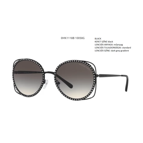 MICHAEL KORS MK1118B RIALTO 10058G BLACK NAPSZEMÜVEG