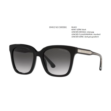 MICHAEL KORS MK2163 SAN MARINO 30058G BLACK NAPSZEMÜVEG