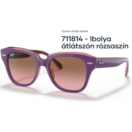 RAY-BAN JUNIOR STATE STREET 0RJ9186S 711814 GYEREK NAPSZEMÜVEG