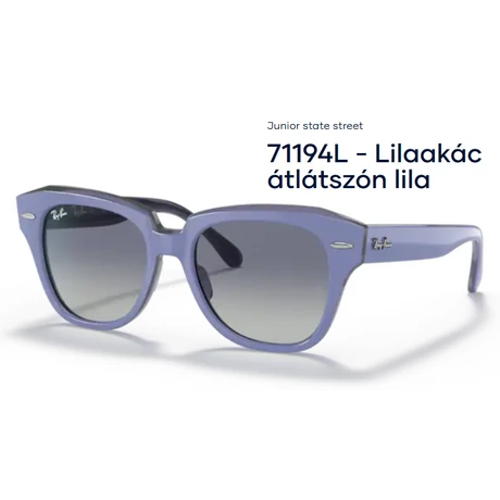 RAY-BAN JUNIOR STATE STREET 0RJ9186S 71194L GYEREK NAPSZEMÜVEG