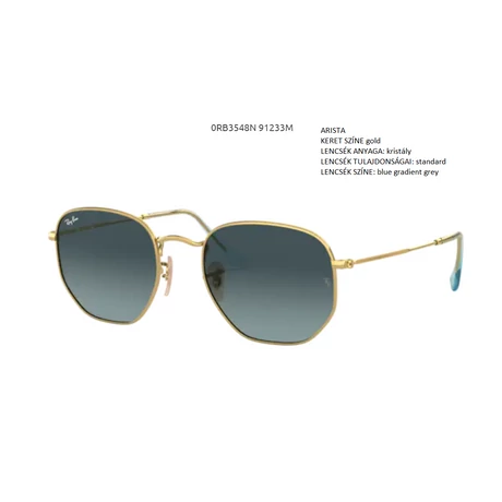 RAY BAN 3548N HEXAGONAL 91233M NAPSZEMÜVEG