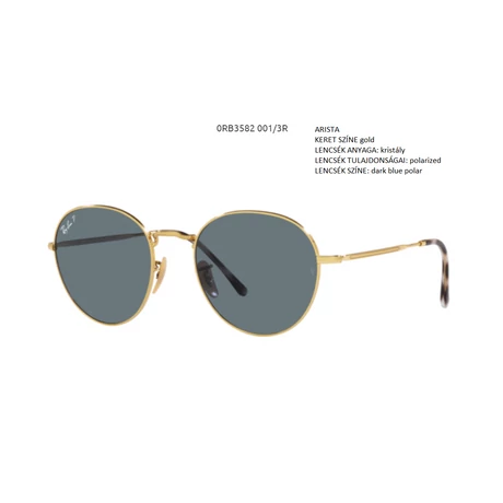 RAY BAN RB3582 DAVID 001/3R NAPSZEMÜVEG