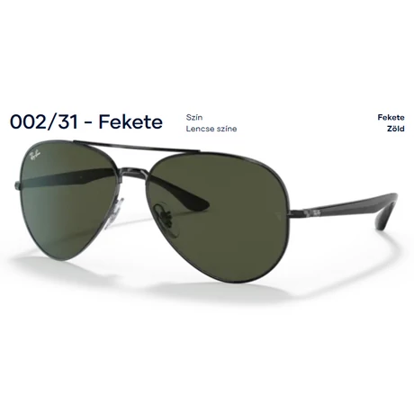 RAY-BAN RB3675 002/31 NAPSZEMÜVEG